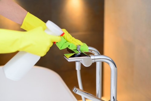 Upholstery cleaning tools prepared for sofa cleaning in Eltham