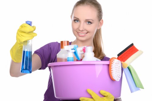 Specialist upholstery cleaning equipment used on a sofa